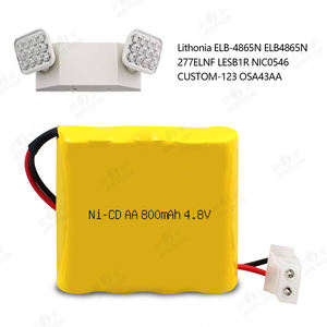 800mah <span class=keywords><strong>4.8v</strong></span> <span class=keywords><strong>Nicd</strong></span> סוללה ניקל קדמיום לליתוניה ELB-4865N elb4865n 277elnf lesb1r nic0546 מותאם אישית-123 osa43a - Product Image 5