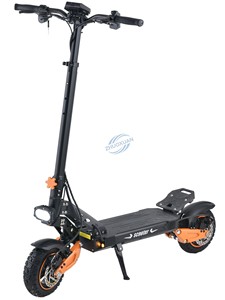 Pro 10" Foldable Motorcycle <b>Scooter</b> Dual Drive 2400W 48V up to 60km/h Adult <b>E</b>-<b>scooter</b> Dual Motor <b>E</b>-<b>scooter</b> 2400W <b>E</b>-scoot - Product Image 3