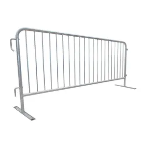 Barrière extérieure de contrôle de foule de concert de barrière de <span class=keywords><strong>barre</strong></span> <span class=keywords><strong>en</strong></span> acier durable - Product Image 1