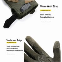 Gants tactiques durables de style Techwear, demi-doigts, antidérapants, pour l'escalade professionnelle, la randonnée, le cyclisme, l'entraînement tactique