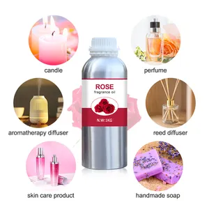 Wholesale Long Lasting Rose Perfume Fragrance Oil For Making Cosmetic Soap Shower Gel Candle And Perfume