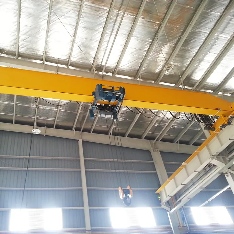 Guindaste vertical de suspensão de viga única para oficina industrial de peso leve 10 toneladas