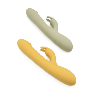 Precio al por mayor USB recargable juguete sexual de silicona suave conejo columpio vibrador consolador placer descarga eléctrica juguetes sexuales para mujer - Product Image 4