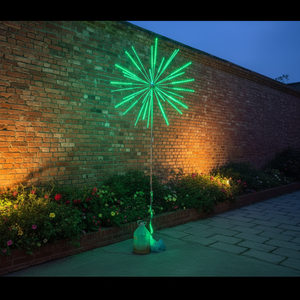KHT Lumineux AC Alimenté IP65 LED Feu D'artifice Numérique PVC 300W 4500pcs Puces Dimmable Télécommande Jardin/Plaza Festival - Product Image 1