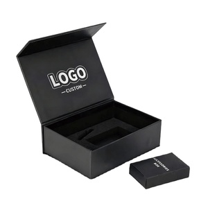 Boîte cadeau magnétique pliable de qualité supérieure personnalisée FSC pour chocolats de luxe, cosmétiques, Saint-Valentin - Product Image 1