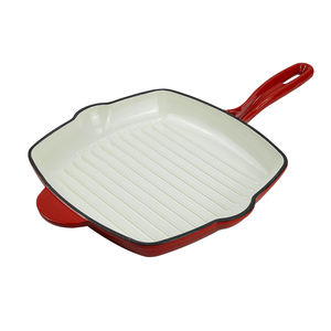 Sartén Wok <span class=keywords><strong>de</strong></span> hierro fundido esmaltado antiadherente ecológica para <span class=keywords><strong>Cocina</strong></span> <span class=keywords><strong>de</strong></span> Inducción y parrilla <span class=keywords><strong>de</strong></span> <span class=keywords><strong>Gas</strong></span> Material metálico - Product Image 1