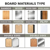 Planche à découper en bois d'acacia pour charcuterie, plateau à fromage avec poignée intégrée pour réceptions de mariage (vente en gros)
