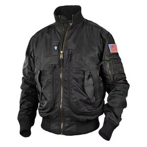 Chaqueta de Piloto para Exteriores, Color Sólido, Resistente al Desgaste, Directo de Fábrica, Se Aceptan Diseños Personalizados, <span class=keywords><strong>Ropa</strong></span> de Abrigo Impermeable, Chaqueta Bomber de Invierno para Hombre - Product Image 2