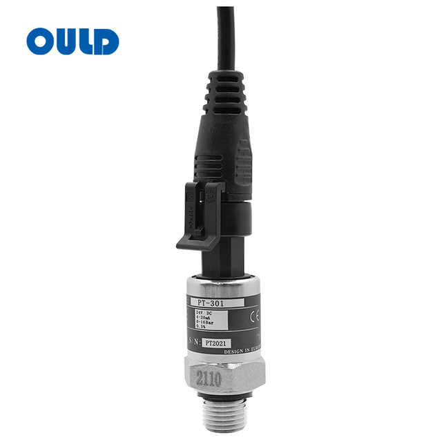 OULD PT-301 OEM Stainless Steel Gauge Pressure Transducer Sensor Transmitter with 0.2%FS-0.5%FS Accuracy CE & ISO Certified