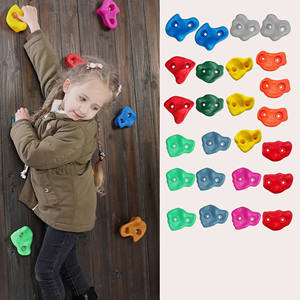 หินปีนเขาสีสันสดใสพร้อมสกรูสำหรับเด็กกลางแจ้งขนาดเล็ก - Product Image 6