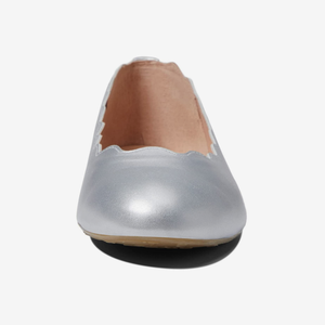 Chaussures de ballet plates pour femmes en cuir véritable de mode de luxe personnalisées de conception originale - Product Image 5