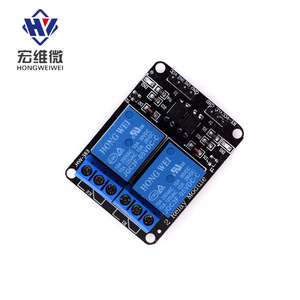 ฮงเว่ย ไมโครโมดูลรีเลย์ 2 ช่อง 5V แบบออปโตคัปเปลอร์ สำหรับอุปกรณ์เสริมบอร์ดพัฒนาไมโครคอนโทรลเลอร์ - Product Image 2