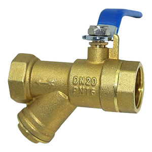 Vanne à boisseau sphérique filetée Yuhuan Y Strainer DN20 pour eau, type interrupteur 1 pouce - Product Image 1