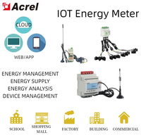 Medidor de Energía Trifásico Inalámbrico Multibucle Acrel ADW210, Modbus RTU, Corriente Máxima de 600A, Pantalla LCD para Monitoreo Multicircuito