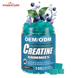 Gominolas à la myrtille, créatine sans sucre, compléments nutritionnels sportifs pour adultes, renforcement de la force, croissance musculaire, pré-entraînement - Product Image 1