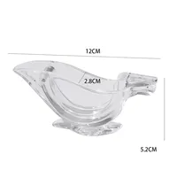Hete Aanbieding Glazen Acryl Kristal Pers Citroenpers Keuken Gereedschap Dinerbord Elegantie Pers Kunst Vogel Citroenpersen