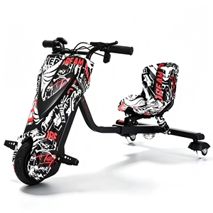 Meilleures ventes - Trottinette électrique pour enfants à 3 roues - <span class=keywords><strong>Trike</strong></span> intelligent à dérive 360° - Moteur sans balais 36V 350W - <span class=keywords><strong>Pliable</strong></span> - Autonomie de 20 km - Roues de 8 pouces - Product Image 1