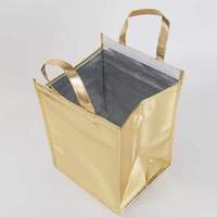 Sac à dos isotherme réutilisable en non-tissé pour l'emballage des pommes de terre, couleur et logo personnalisables, argenté, épaisseur 3-7 mm, en promotion