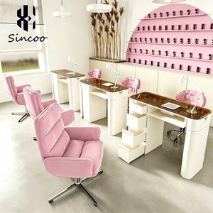 Modern Professional Multifunctional Easy-Clean MDF Material Beauty Salon Dust Collector <b>Nail</b> Technician Tech <b>Desk</b> <b>Nail</b> Tables - Product Image 6