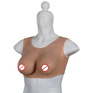 Cuello bajo Cosplay transgénero formas de pecho de silicona tetas realistas almohadillas potenciadoras de senos para hombre a mujer - Product Image 4