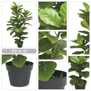 Tanaman Ficus Daun Biola Buatan Pabrik PZ-4-25, Tanaman Hias Palsu Mirip Asli dalam Pot - Product Image 4
