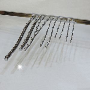 Crochet métallique carré en acier au carbone chromé avec billes en acier - Product Image 1