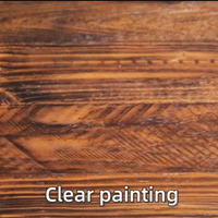 Présentoir de table de luxe en bois de chêne, cadre métallique, double couche, marron, noir, avec roue tournante