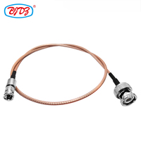 Conector macho BNC de suministro del fabricante a conector MiNi BNC para RG179 75ohm 3G/6G HD SDI Video CCTV Security ecurity Camera Cables