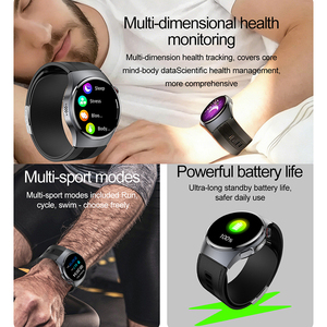 Reloj Inteligente S201 2026 con Bomba de Aire, Monitor de Presión Arterial, Pantalla AMOLED Redonda, ECG, Monitoreo de Salud, Rastreador de Actividad Física y Deportiva - Product Image 4