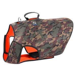 เสื้อกั๊กสุนัขพร้อมที่จับควบคุมและแถบสะท้อนแสงสำหรับสุนัขขนาดใหญ่สะดวกสบายสำหรับการเดินเล่น - Product Image 2