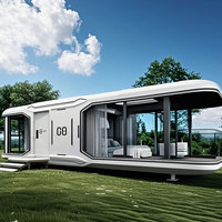 Maison préfabriquée moderne, maison modulaire en conteneur pour usage résidentiel et de vacances