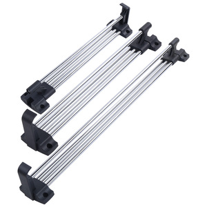 Cintre télescopique à résonance 30 40 50 cm, barre de penderie réglable pour le rangement des pantalons et des vêtements - Product Image 1