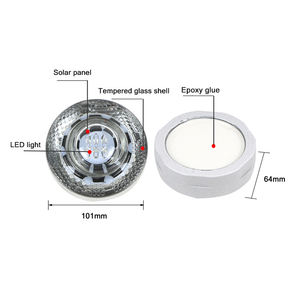 Дорожный маркер для дорожного покрытия, стеклянный Солнечный Дорожный стержень, солнечные светодиодные фонари, дорожный маркер - Product Image 5