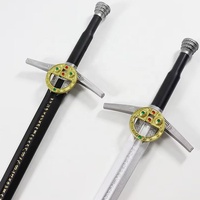 Espada de Acero de Geralt, Réplica de Arma de Juego de Rol, Accesorio de Cosplay de PU para Halloween y Colección