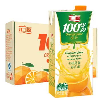 Huiyuan portakal suyu elma şeftali üzüm suyu % 100 saf çin popüler sağlıklı meyveli içecek