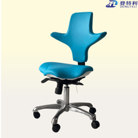 Chaise ergonomique moderne à siège souple avec base pivotante réglable en hauteur pour la maison, le bureau, l'hôpital, l'école et le salon