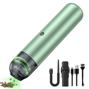 Aspiradora de Mano para Auto P07, Recipiente para Polvo de 80 ml, Filtro de 3 Capas, Funciona con Batería, Verde, Uso Automotriz - Product Image 3