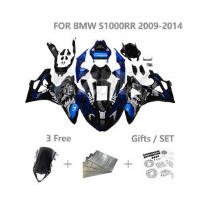 Pour BMW S1000RR HP4 2009-2014 2010 2011 2012 Carénages de moto Kit de carénage personnalisé Kit complet de carrosserie ABS Injection B1012-1001b - Product Image 1