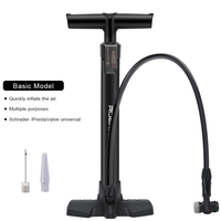 Pompe à pied haute pression RIDERACE 160 PSI pour vélo, en nylon, avec valve Schrader/Presta pour vélos électriques, motos et ballons