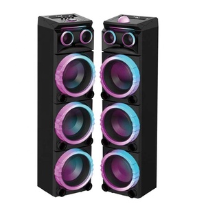 Altavoz de Karaoke inalámbrico portátil de 3*10 pulgadas, LED RGB dinámico para actuaciones de DJ al aire libre, reproducción de <span class=keywords><strong>MP3</strong></span>, teléfonos móviles, ordenadores - Product Image 1