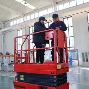 Gunting angkat, Platform Semi elektrik <span class=keywords><strong>12</strong></span> <span class=keywords><strong>m</strong></span> 500 kg dengan Platform yang dapat diperpanjang - Product Image 1