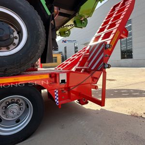 รถเทรลเลอร์โลว์บอย4เพลาขายรุ่น <span class=keywords><strong>rgn</strong></span> และคอห่านสำหรับงานหนักสำหรับการขนส่งทั่วโลก - Product Image 6
