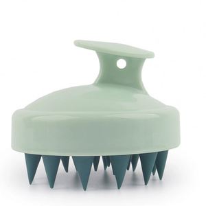 Cepillo de Silicona para Masaje del Cuero Cabelludo y Aplicación de Champú |   Regalo de Belleza Promocional Ecológico Reutilizable con Logotipo Personalizado - Product Image 5
