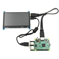 5 inç ahududu Pi ekran 2 3 4 B Tft Lcd 800x480 kapasitif dokunmatik ekran modülü