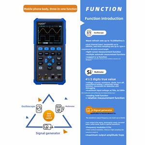 Osciloscopio Digital Portátil de Doble Canal y 12 bits HDS242 con Ancho de Banda de 200MHz, Frecuencia de Muestreo de 1.6GHz y 1 Año de Garantía - Product Image 3