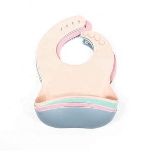 Wholesale Manufacturer Bpa Free Natural Rubber Infant Baby <b>Bibs</b> Bandana Waterproof Silicone Baby <b>Bibs</b> Feeding for Kids Children - Product Image 1