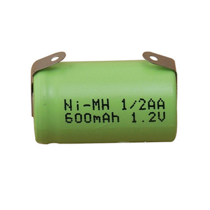 1/2aa 1,2 v 600 mah nimh batteriezelle - Product Image 1
