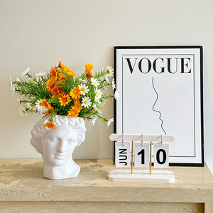 Jarrón Decorativo Estilo Nórdico David Gaze para Flores Secas, Adorno para Sala <span class=keywords><strong>de</strong></span> Estar, Dormitorio, Escritorio, con un Alto Sentido Estético - Product Image 3