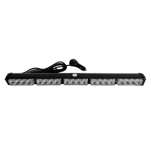 Barre de lumière d'urgence 1W/3W 28 modes de flash <span class=keywords><strong>Led</strong></span> Feux stroboscopiques d'urgence Conseiller en trafic Barre de lumière de sécurité clignotante directionnelle - Product Image 1