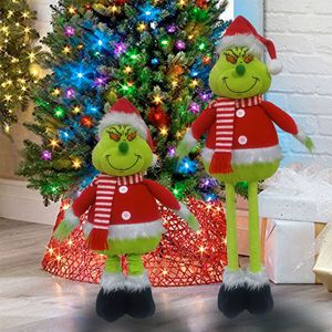 Grinch <b>Christmas</b> Stretcher Plush Toy Animal Factory Soft Eco-Friendly Green Monster <b>Christmas</b> <b>Decoration</b> Grinch <b>Elf</b> - Product Image 1